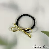 【卡樂熊】基本立體結造型髮束/髮圈- 金色