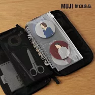 【MUJI 無印良品】收藏活頁夾用補充袋/2口袋.A5窄型用.2入