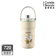 【康寧Snapware】SNOOPY史努比手提鋅陶瓷保溫杯720ml- 花野拾光