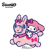【日本正版授權】三麗鷗 跳跳馬系列 貼紙 日本製 - 美樂蒂