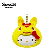 【日本正版授權】三麗鷗 跳跳馬系列 彈力 票夾零錢包 - 凱蒂貓