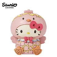 【正版授權】Enesco 凱蒂貓 小雞裝 塑像