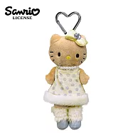 【日本正版授權】凱蒂貓 長腿系列 名媛風造型 玩偶吊飾 - A款