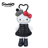 【日本正版授權】凱蒂貓 長腿系列 名媛風造型 玩偶吊飾 - B款