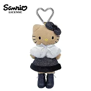 【日本正版授權】凱蒂貓 長腿系列 名媛風造型 玩偶吊飾 - C款