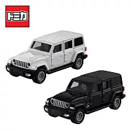 【日本正版授權】兩款一組 TOMICA NO.72 Jeep WRANGLER 越野車/休旅車 玩具車 多美小汽車