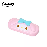 【日本正版授權】三麗鷗 造型眼鏡盒 附拭鏡布 - 美樂蒂