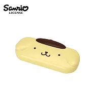 【日本正版授權】三麗鷗 造型眼鏡盒 附拭鏡布 - 布丁狗