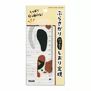 VELOS 貓型書籤掛尺/ 三花