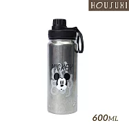 【HOUSUXI舒希】迪士尼米奇系列-鎖蓋保溫瓶(附吸管)600ml-A04