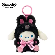 【日本正版授權】三麗鷗 粉黑系列 玩偶吊飾 - 大耳狗