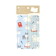 【日本Wa-Life】HONTOWATASHI 文庫本尺寸透明書籤 ‧ 書本與小狗