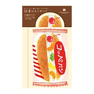 【日本Wa-Life】HONTOWATASHI 閱讀日和書套(文庫本尺寸)+書籤組合 ‧ 夾心麵包