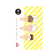 【日本Wa-Life】夏限定|復古印刷明信片 ‧ 貓咪和冰淇淋