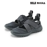 【MUJI 無印良品】休閒涼鞋 23cm 灰白