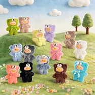 罐頭豬LuLu-Teddy Mini自然絮語系列膠臉毛絨手機繩盲盒 (12入盒裝)