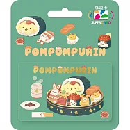 布丁狗30周年SuperCard悠遊卡-壽司派對(透明)【受託代銷】