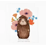 【 Dear Hancock 】Mom, Guinea Love You Forever 母親節卡 #gc_801