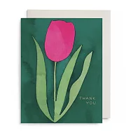 【 E.Frances 】Pink Tulip Thank You 感謝卡 #TY423