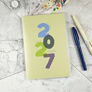 【conifer綠的事務】2027-32K跨年月計畫筆記本組 年序柔光