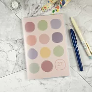 【conifer綠的事務】2027-32K跨年月計畫筆記本組 生活調色