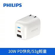 PHILIPS 飛利浦 30W 1C1APD旅充充電器 DLP4338C