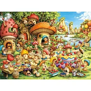 【雷諾瓦拼圖】菇菇嘉年華/古依平/找樂子_504片