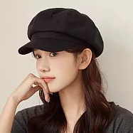 日本 QUEENHEAD 抗UV天然棉麻素材帥氣小顏防曬帽BJ2167 黑色