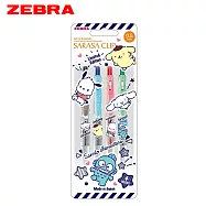 ZEBRA SARASA CLIP 0.5鋼珠筆 三麗鷗系列(聯名限量版) 4色組
