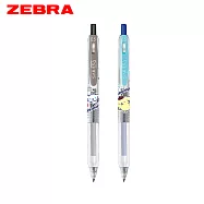 (2色1包)ZEBRA SARASA CLIP 0.5鋼珠筆 三麗鷗系列(聯名限量版) 黑+藍