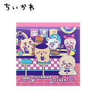 【日本正版授權】吉伊卡哇 美式餐廳系列 方形 便條本 - 粉色款