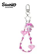 【日本正版授權】三麗鷗 星球調查員系列 造型鑰匙圈 - 美樂蒂