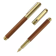 【IWI】Handscrip 鋼筆-復古環保黃銅版-鎖蓋式- 黃銅/淺棕
