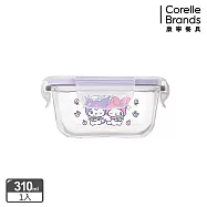 【美國康寧 Pyrex】酷洛米耐熱玻璃保鮮盒310ml
