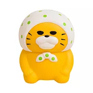 【日本正版授權】野貓軍團 頭巾造型 存錢筒 - 綠色款