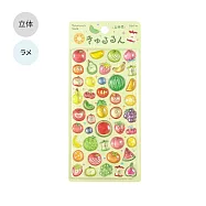 【日本BGM】立體浮雕貼紙 ‧ 水果
