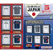 【日本正版授權】全套6款 日本武士隊 裱框歷年球衣磁鐵 扭蛋/轉蛋 968334