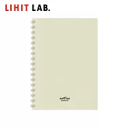 LIHIT LAB. N-3201 Soffice A6橫格筆記本 米白色