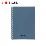 LIHIT LAB. N-3201 Soffice A6橫格筆記本 石灰藍