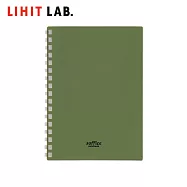 LIHIT LAB. N-3201 Soffice A6橫格筆記本 橄欖綠