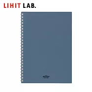 LIHIT LAB. N-3203 Soffice A5橫格筆記本 石灰藍