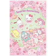 Sanrio characters櫻花樹下的悠閒拼圖1000片