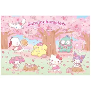 Sanrio characters花見賞櫻日拼圖1000片