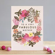 【LOUISE TILER】 Fabulous Mother 母親節卡片 #GF003