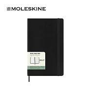 2026-2027 MOLESKINE 18個月週記軟皮手帳 L型 黑