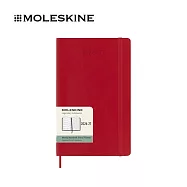 2026-2027 MOLESKINE 18個月週記軟皮手帳 L型 紅