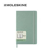 2026-2027 MOLESKINE 18個月週記硬皮手帳 L型 鼠尾草綠