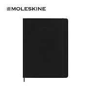 2026-2027 MOLESKINE 18個月週記軟皮手帳 - XL型/黑