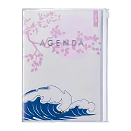 【日本Mark’s】2027 直式週記事收納手帳A5 ‧ 插畫/波浪