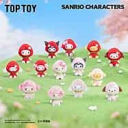 TOPTOY 三麗鷗家族甜甜草莓系列搪膠絨毛吊飾盲盒 _單入隨機款